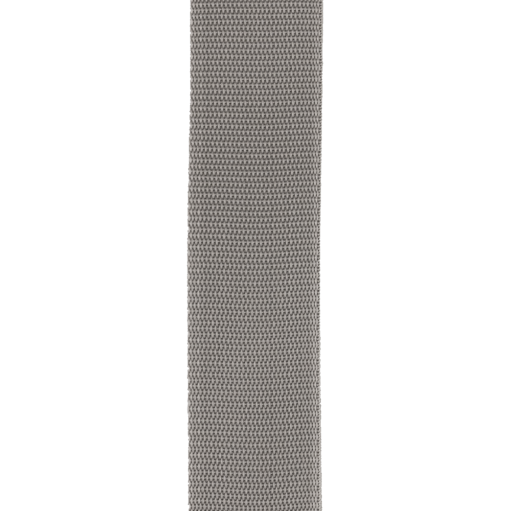 D'Addario Auto Lock Polypro Guitar Strap, Silver - Fair Deal Music