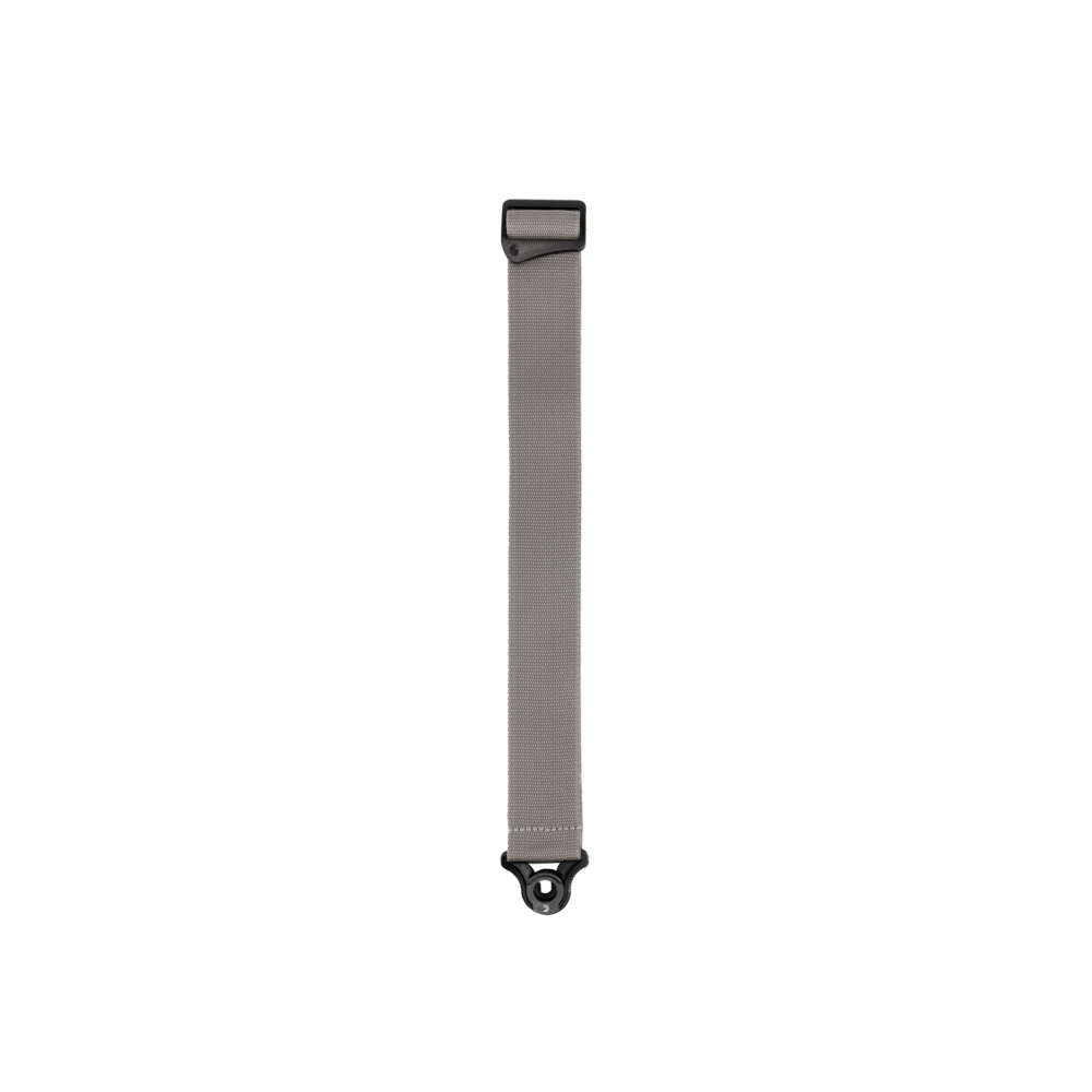 D'Addario Auto Lock Polypro Guitar Strap, Silver - Fair Deal Music