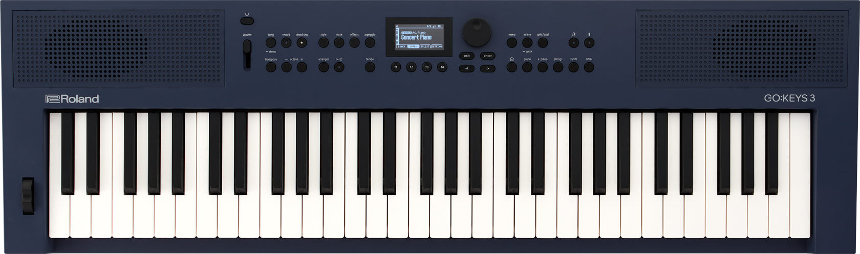 Roland GO:KEYS 3 Music Creation Keyboard Midnight Blue (Display Model) - Fair Deal Music