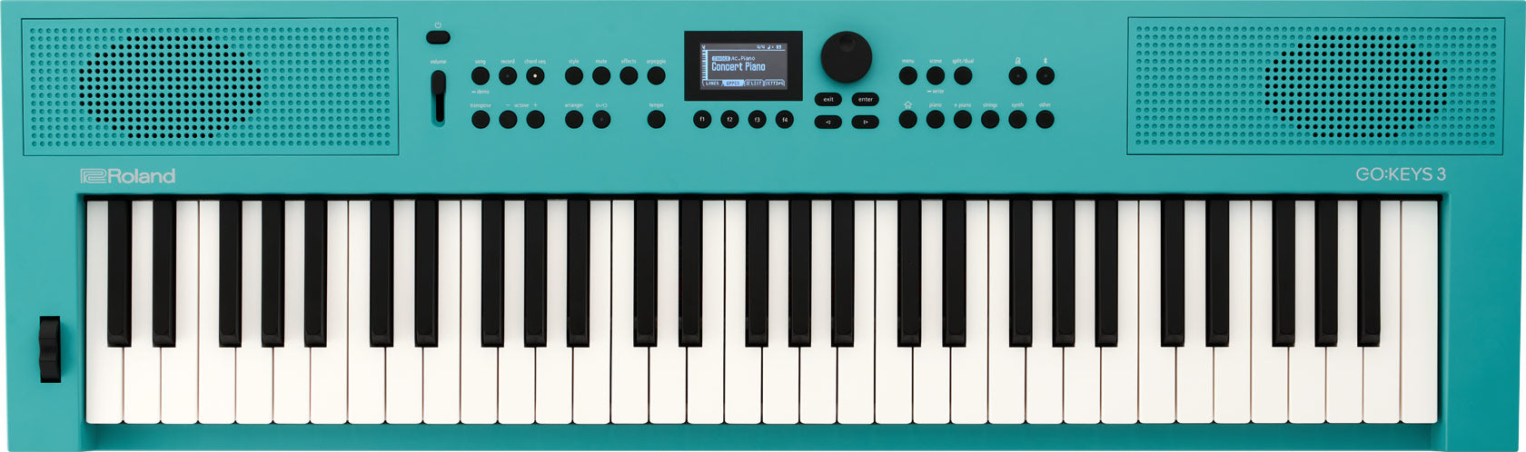 Roland GO:KEYS 3 Music Creation Keyboard Turquoise - Fair Deal Music