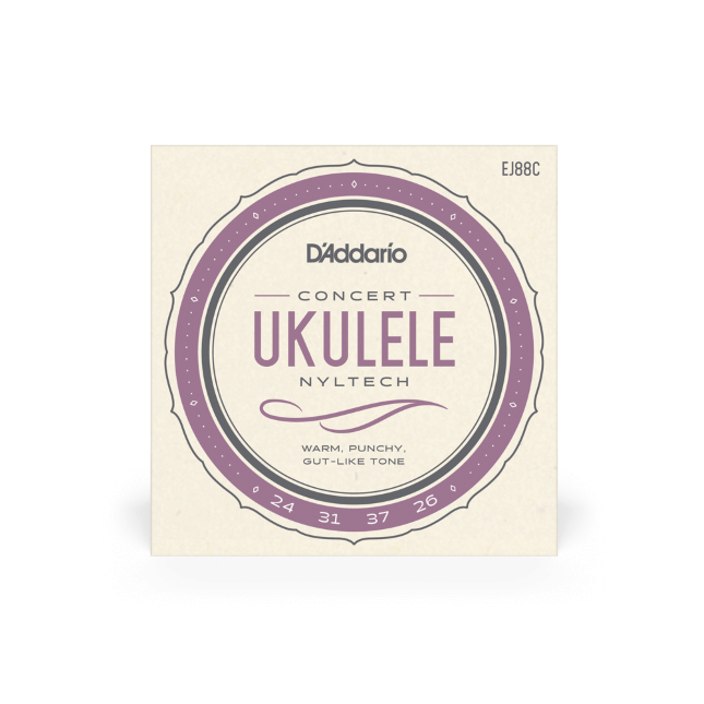D'addario Concert, Nyltech Ukelele Strings, EJ88c - Fair Deal Music
