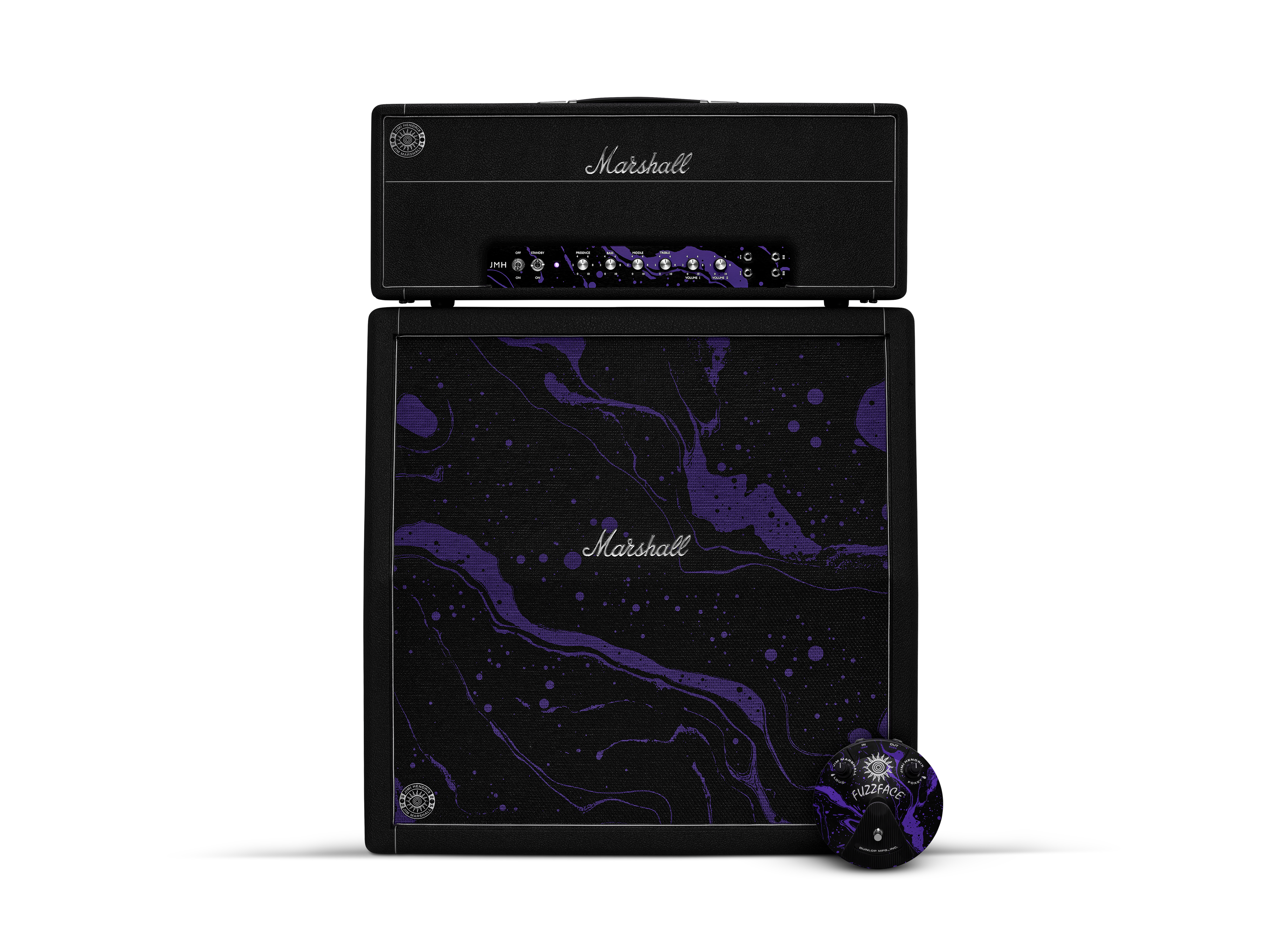 Marshall Jimi Hendrix 60th Anniversary Edition 1959 JMH Amp Half Stack & Fuzz Face Pedal Bundle - Fair Deal Music