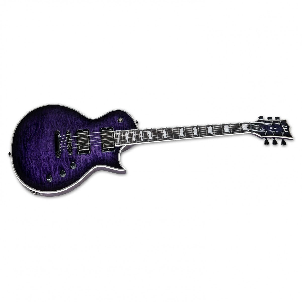 ESP LTD EC-1000 QM, See Thru Purple Sunburst - Fair Deal Music