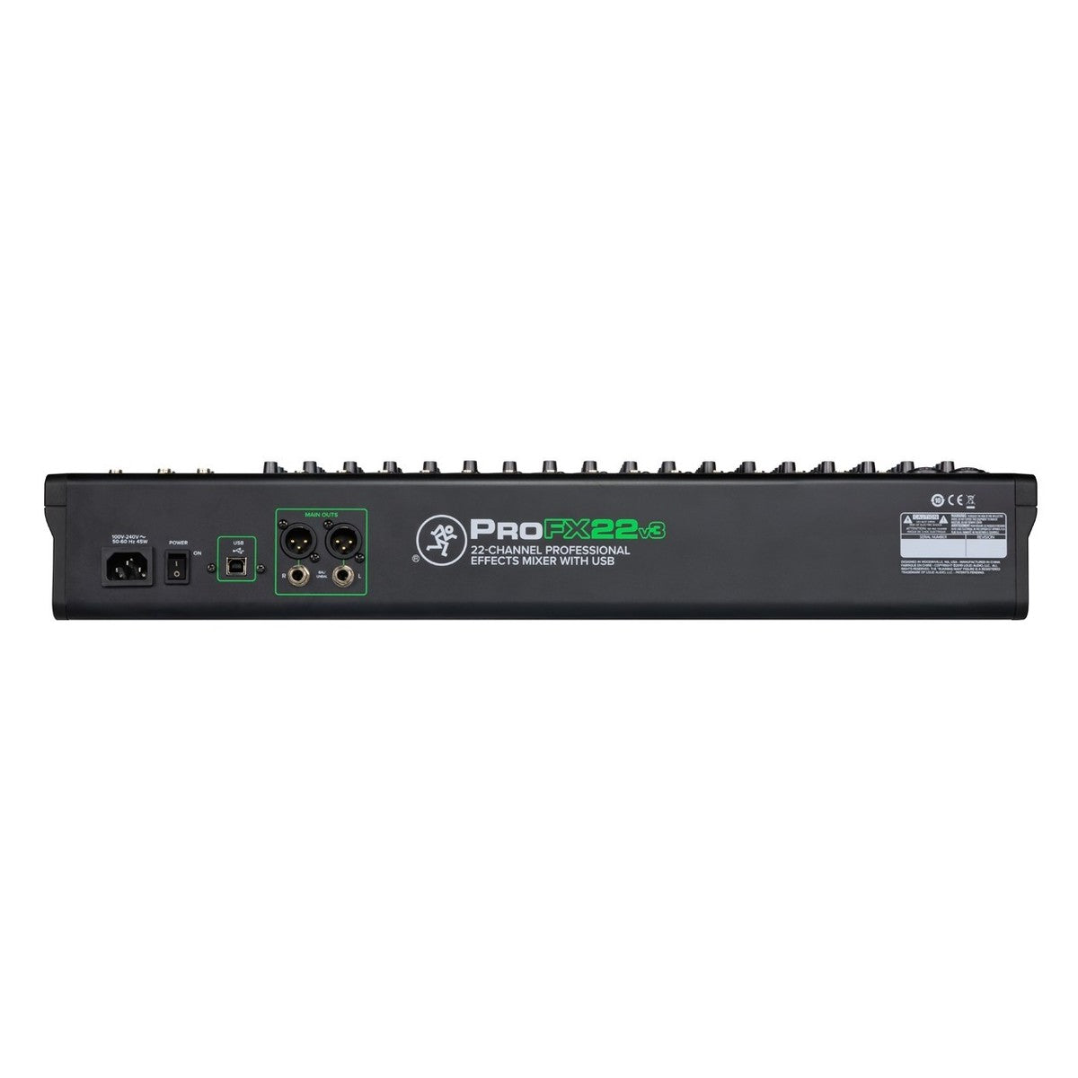 Mackie ProFX22v3 22-Channel Analog Mixer with USB - Fair Deal Music