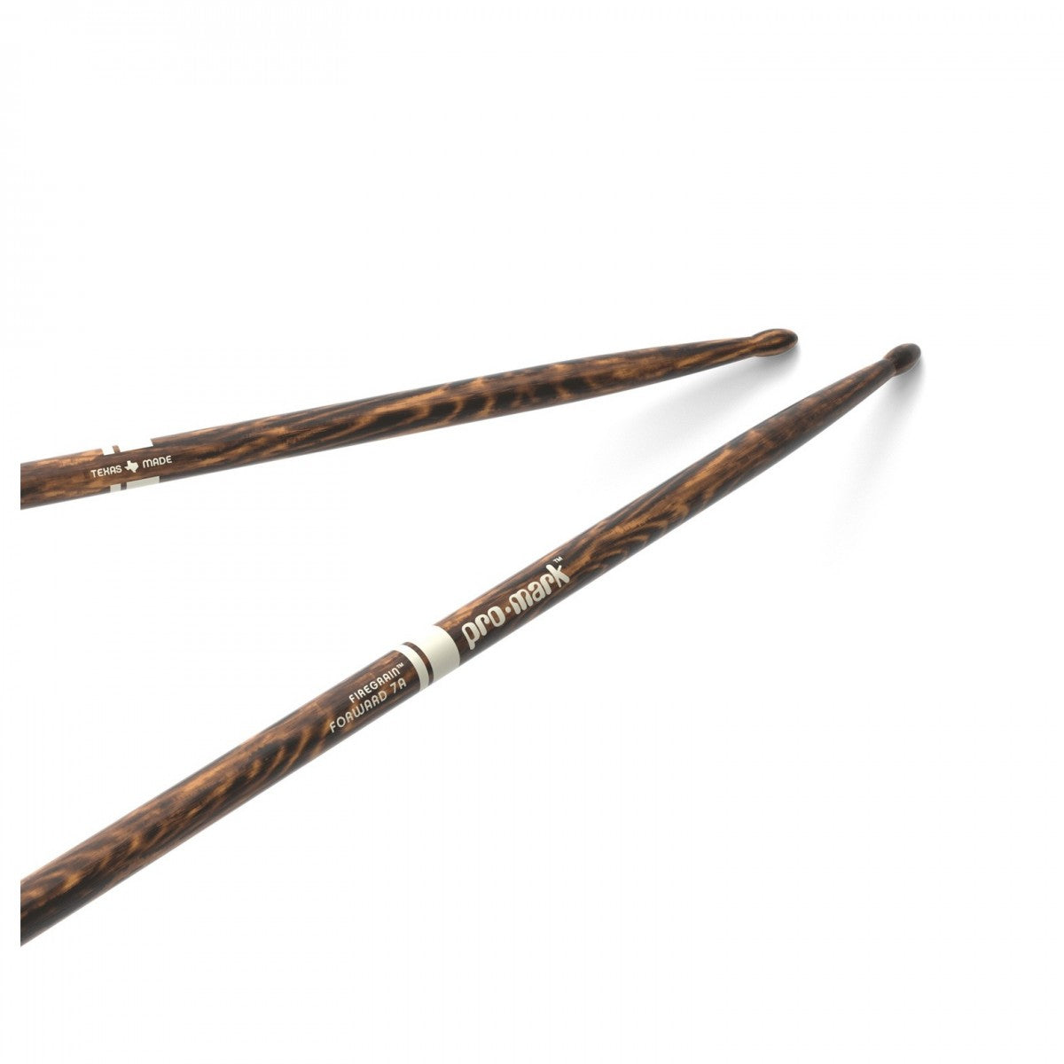 ProMark Classic Forward 7A FireGrain Hickory Drumsticks, Oval Wood Tip - Fair Deal Music