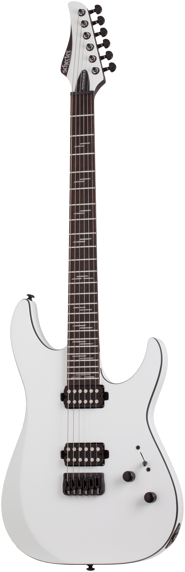 Schecter Reaper-6 Custom, Gloss White - Fair Deal Music
