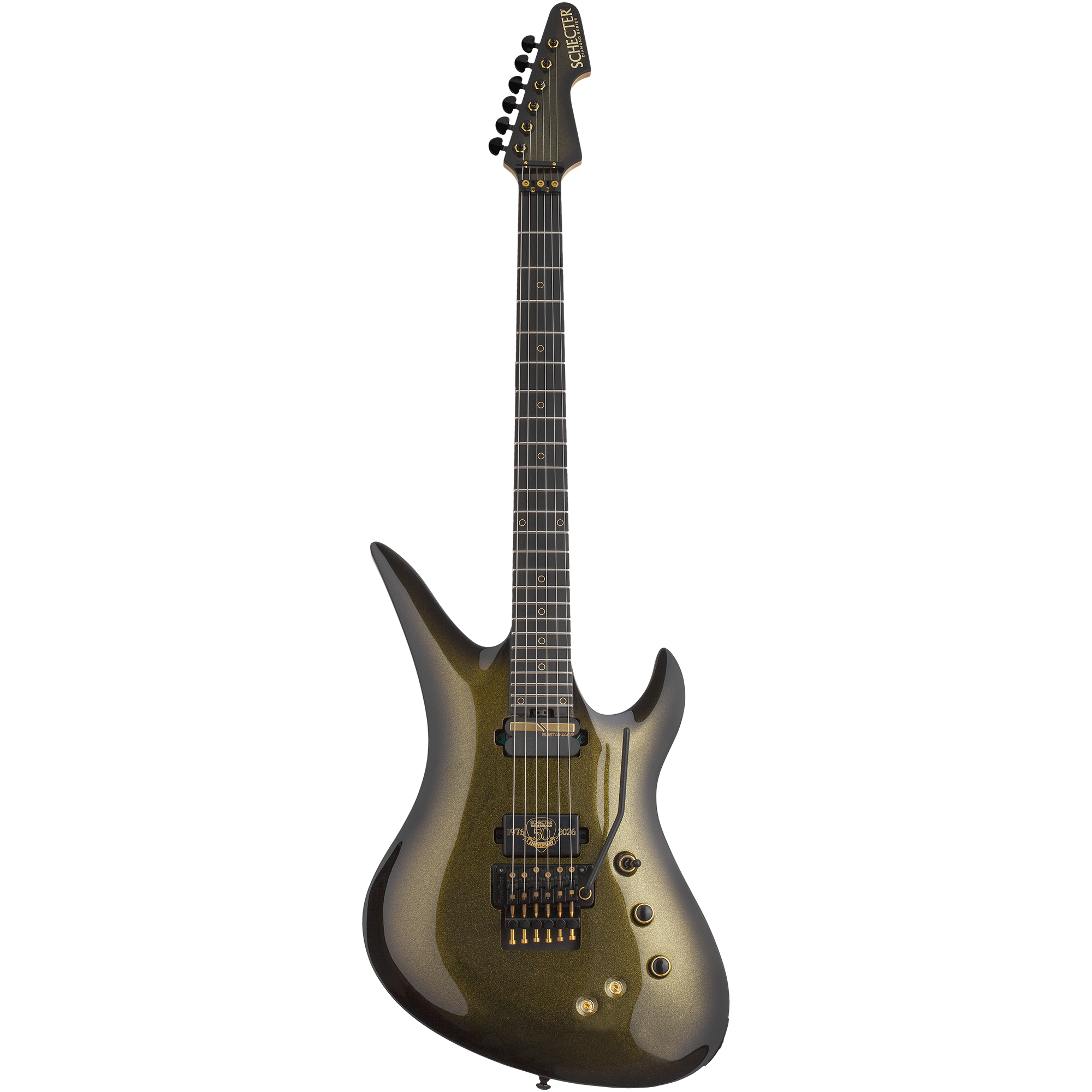 Schecter Avenger FR-S 50th Anniversary, Gold Burst - Fair Deal Music