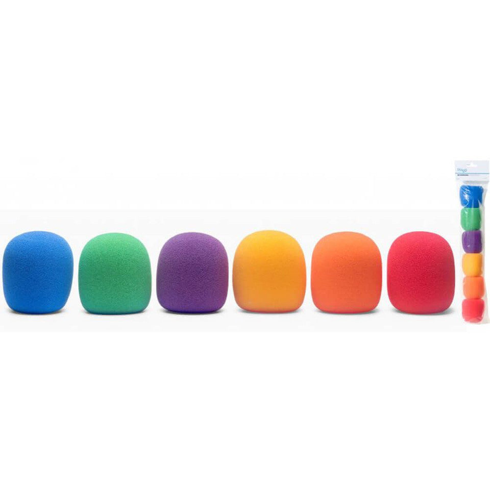 Stagg WS-S35/C6 Foam Windscreens For Microphones - Fair Deal Music