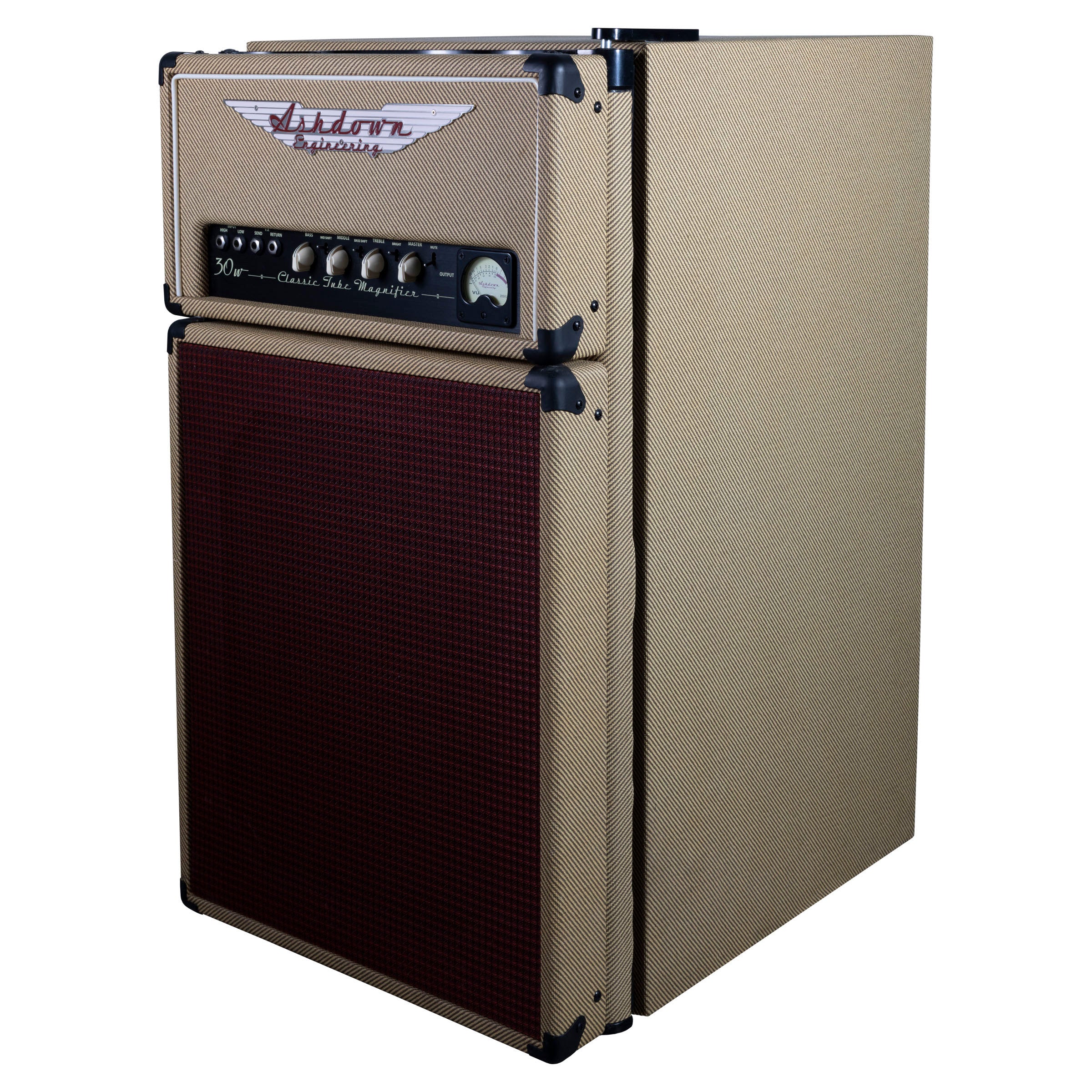 Ashdown Fridge – Tweed 92L Vintage Amplifier-Inspired Refrigerator - Fair Deal Music