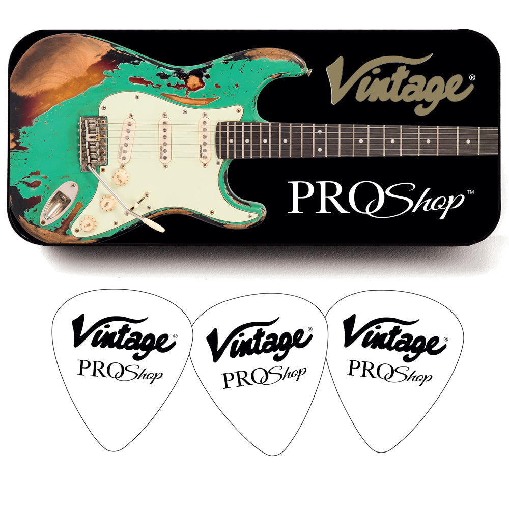 Vintage ProShop Pick Tin ~ 6 Picks - Fair Deal Music