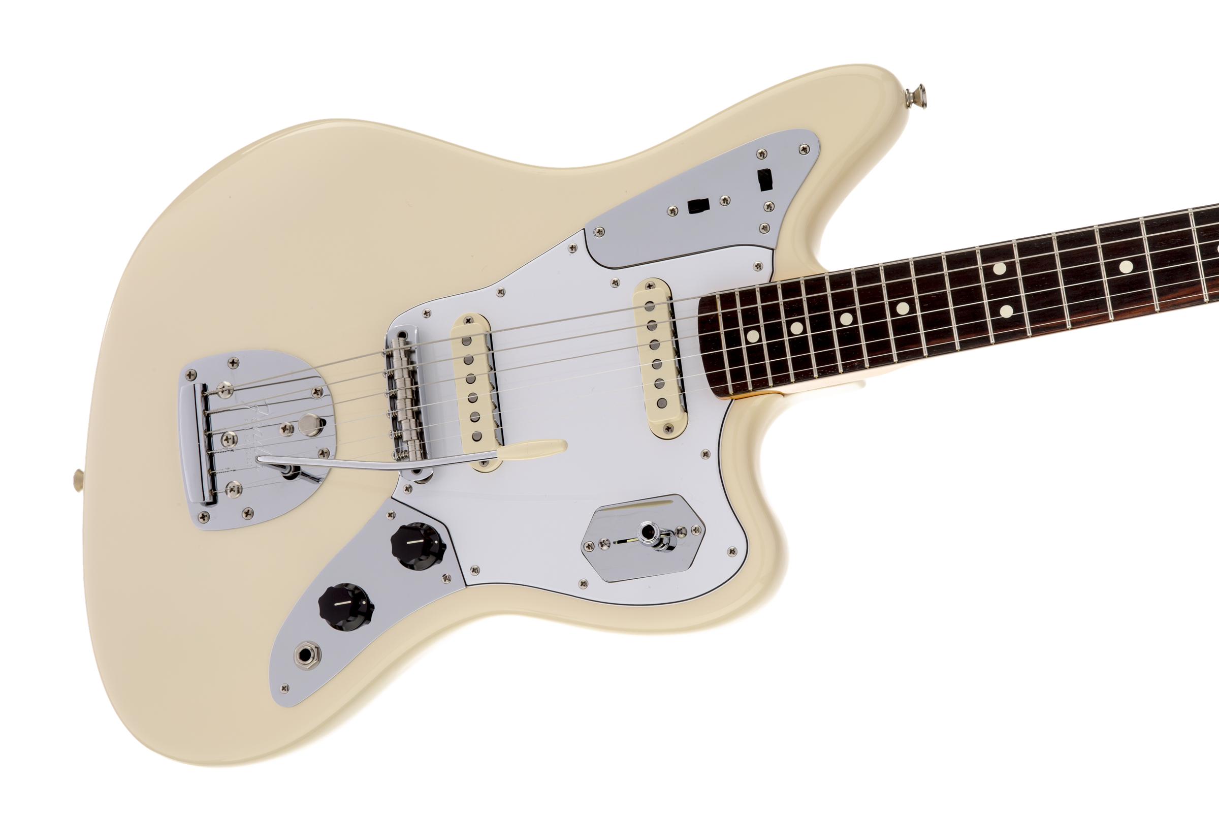 Fender Johnny Marr Jaguar, Olympic White Open Box - Fair Deal Music