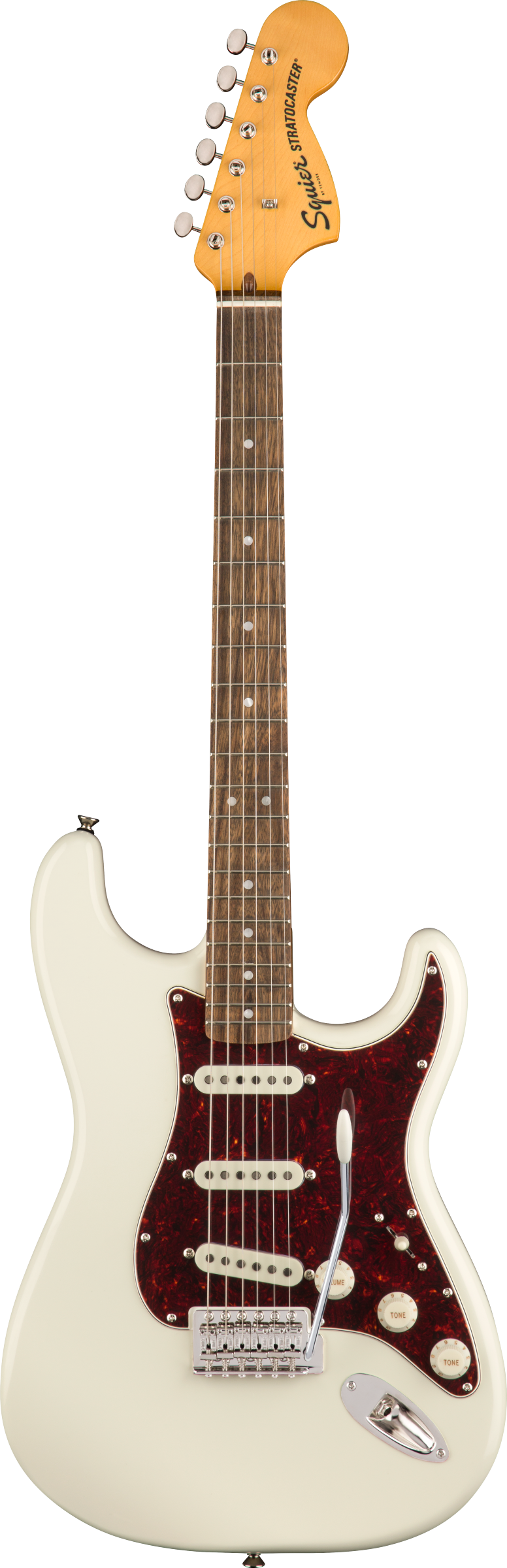 Squier Classic Vibe '70s Stratocaster Electric Guitar Laurel Fingerboard, Olympic White - Fair Deal Music