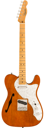 Squier Classic Vibe '60s Telecaster Electric Guitar Thinline Maple Neck, Natural - Fair Deal Music