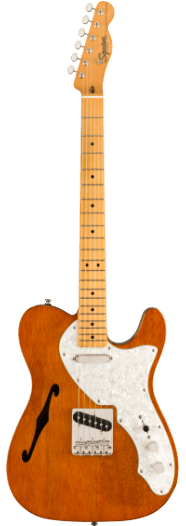 Squier Classic Vibe '60s Telecaster Thinline Maple Neck, Natural - Fair Deal Music