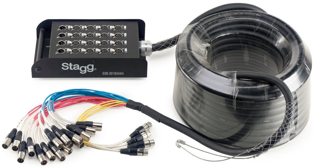 Stagg SSB-30/16X4XH Stagebox 16 XLR F/4 XLR M- 30M - Fair Deal Music