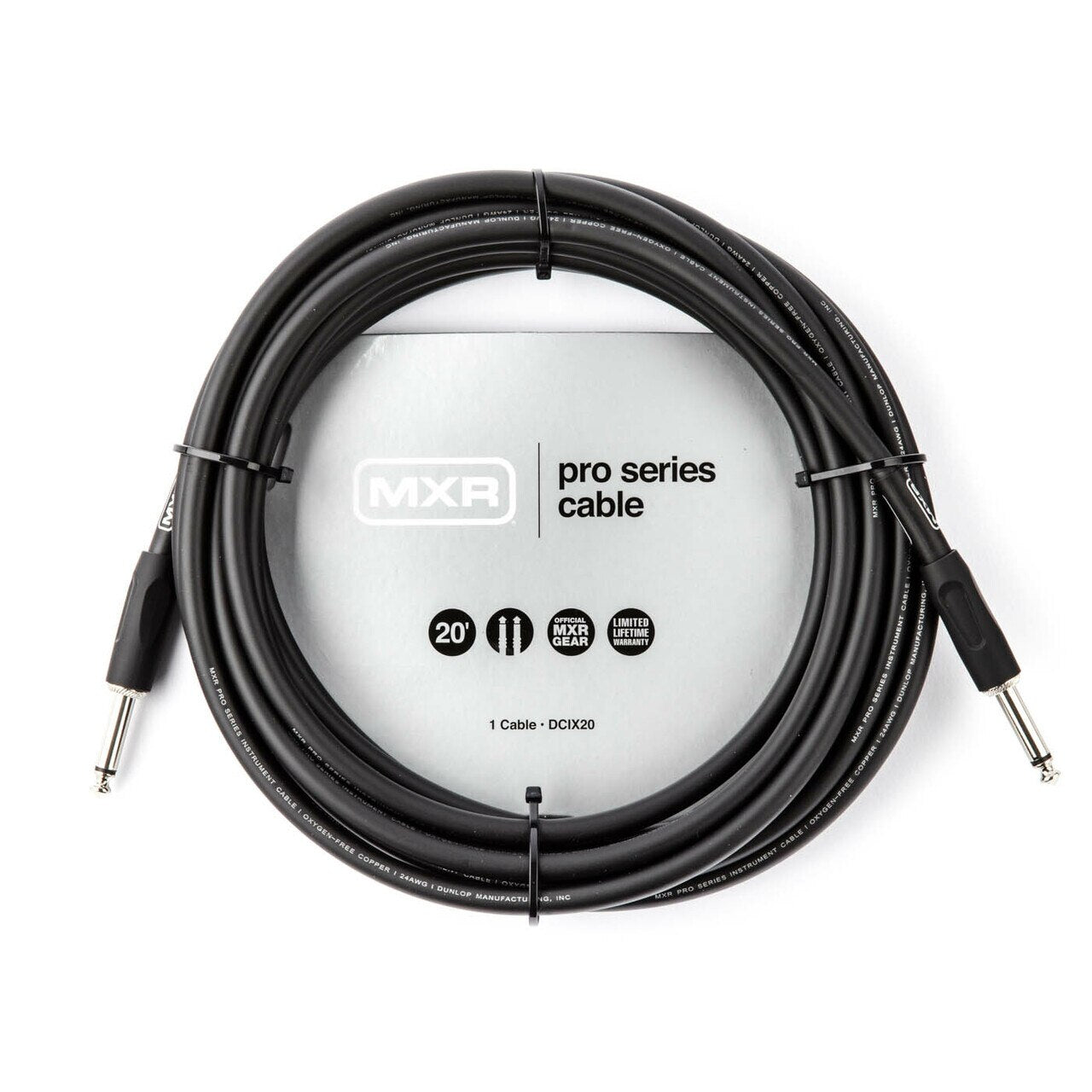 MXR DCIX20 Pro Series Instrument Cable 20ft Black - Fair Deal Music