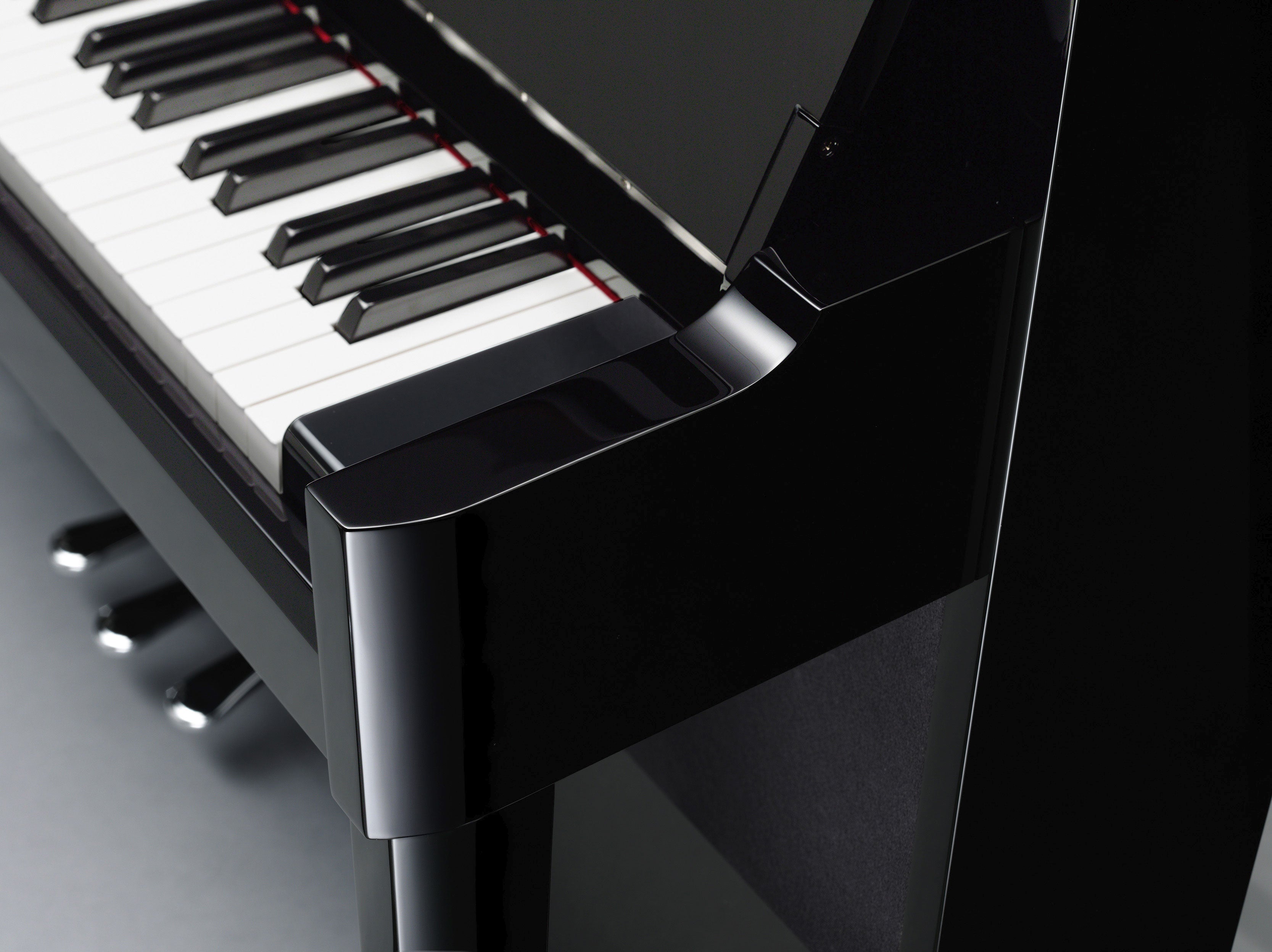 Yamaha NU1X AvantGrand Hybrid Digital Upright Piano Polished Ebony (Used) - Fair Deal Music