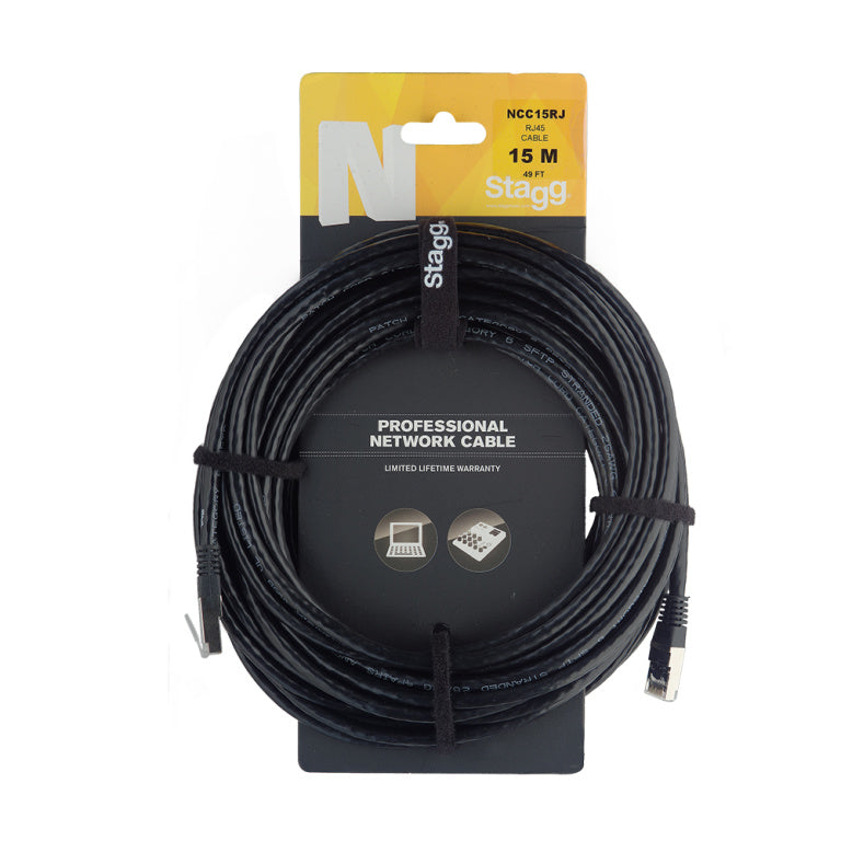 Stagg NCC15RJ 15M/49FT RJ45-CAT6 SFTP Cable - Fair Deal Music