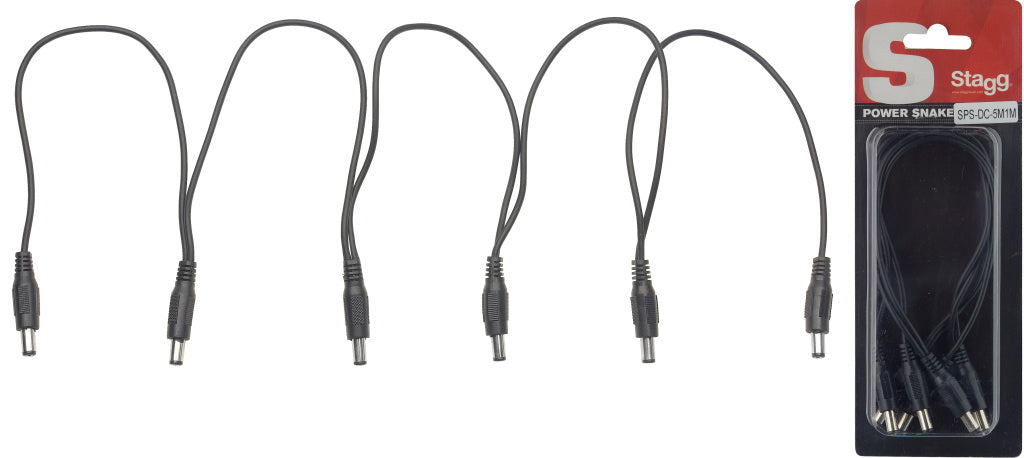 Stagg SPS-DC-5M1M 5-Effect Pedal DC Supply Cable - Fair Deal Music