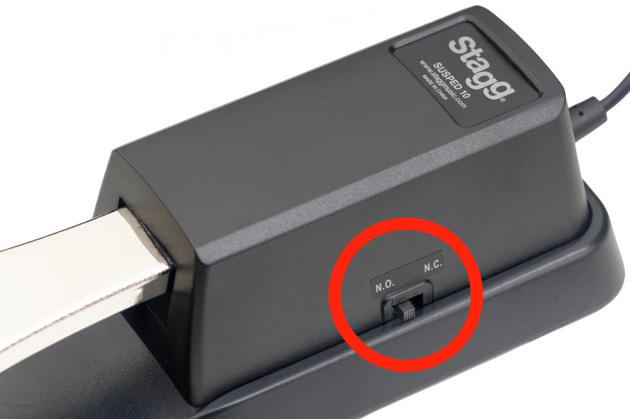 Stagg SUSPED 10 Universal Sustain Pedal for Digital Pianos & Keyboards - Fair Deal Music