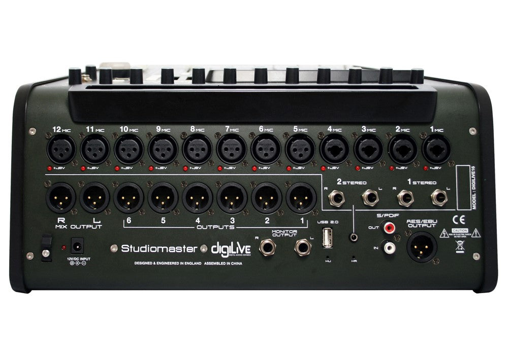 Studiomaster DigiLive 16 Digital Mixer - Fair Deal Music