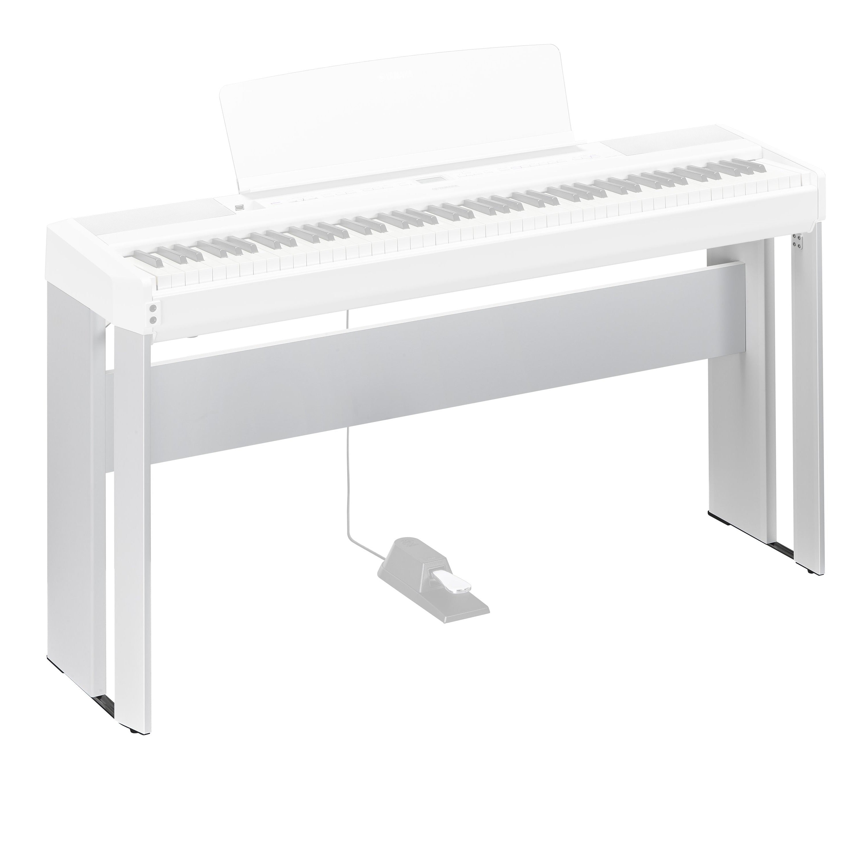 Yamaha L-515WH Wooden Stand for P-525WH Piano White - Fair Deal Music