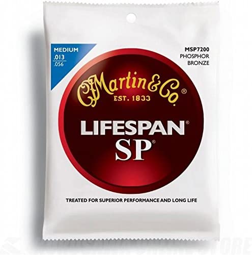 Martin MSP7200, Lifespan SP Acoustic Strings, Medium, 13-56 (PACK OF 3) - Fair Deal Music