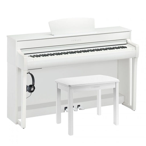 Yamaha CLP-735WH Clavinova Digital Piano White Satin Bundle - Fair Deal Music