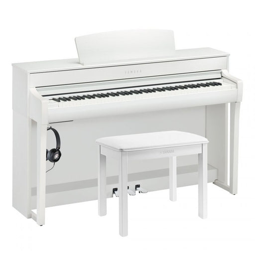 Yamaha CLP-745WH Clavinova Digital Piano White Satin Bundle - Fair Deal Music