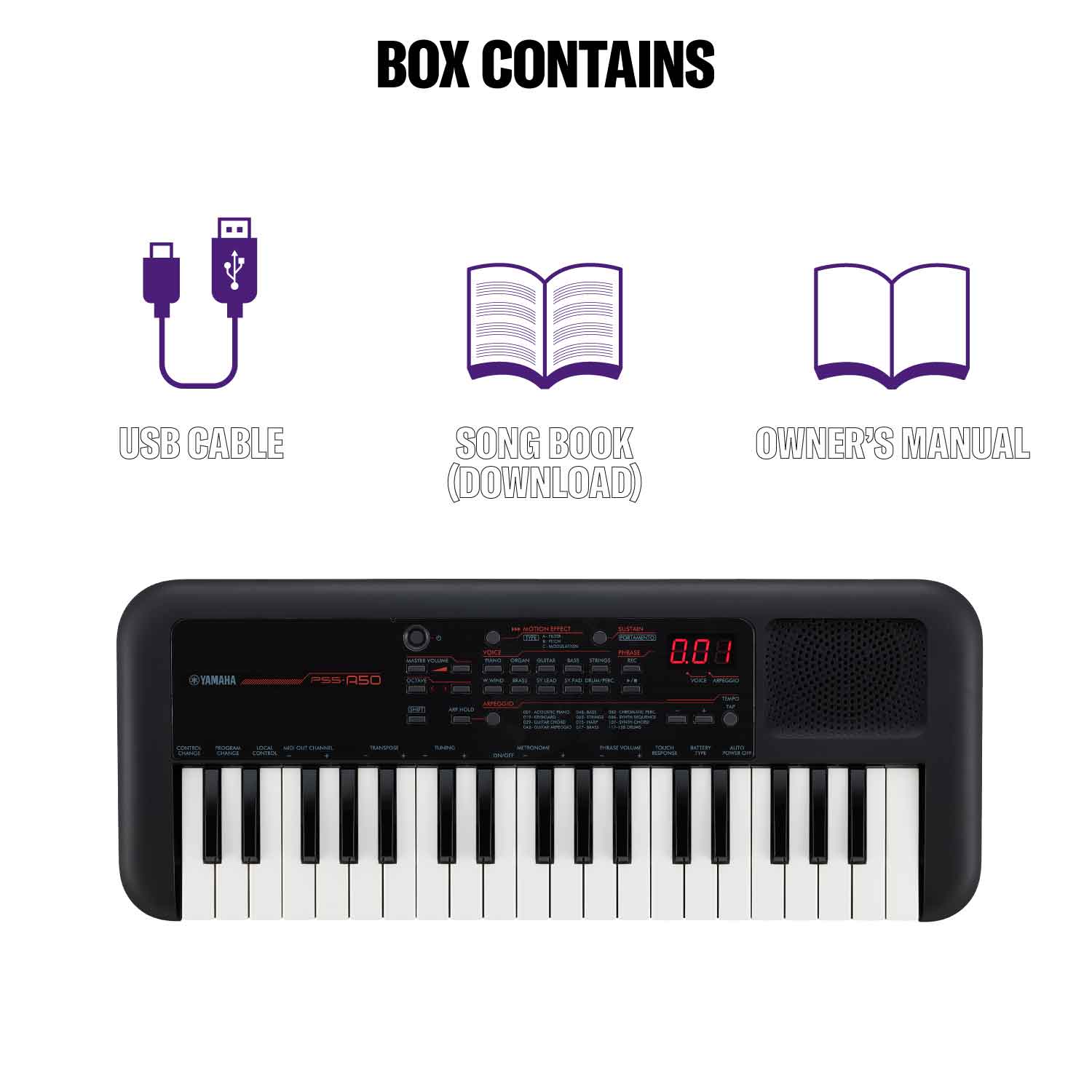 Yamaha PSS-A50 Keyboard with Mini Keys - Fair Deal Music