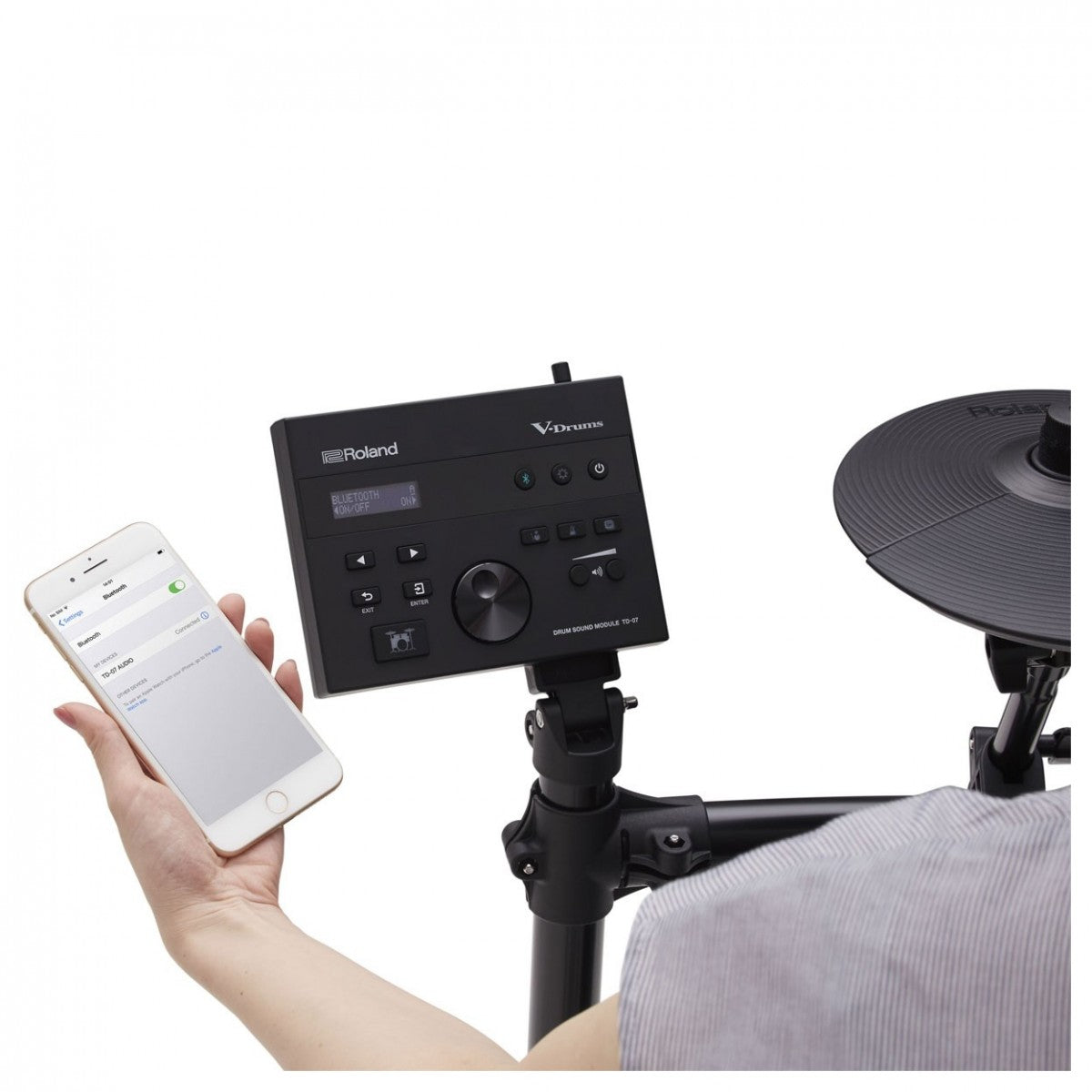 Roland TD-07KV V-Drums Electronic Drum Kit - Ex Display - Fair Deal Music