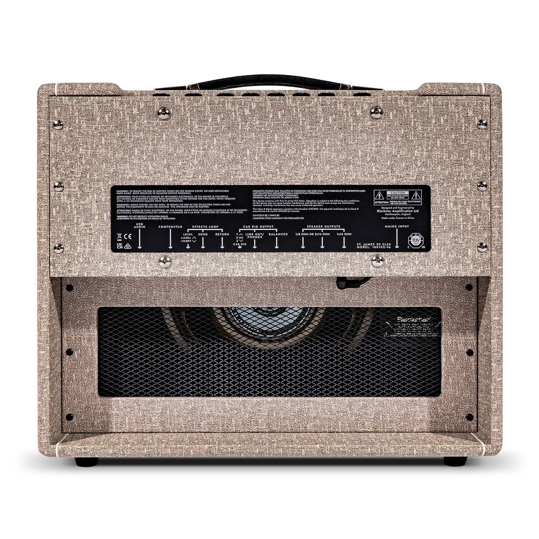 Blackstar St. James 50w EL34 1x12 Valve Combo, B-Stock - Fair Deal Music