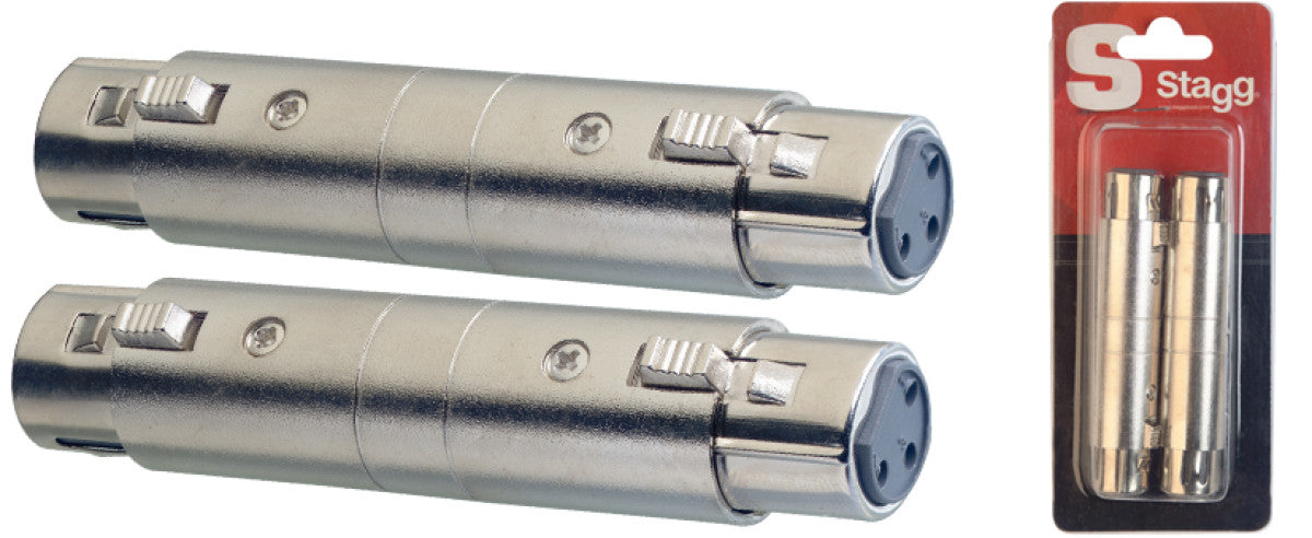 Stagg AC-XFXFH XLR Coupler Female to Female (pair) - Fair Deal Music
