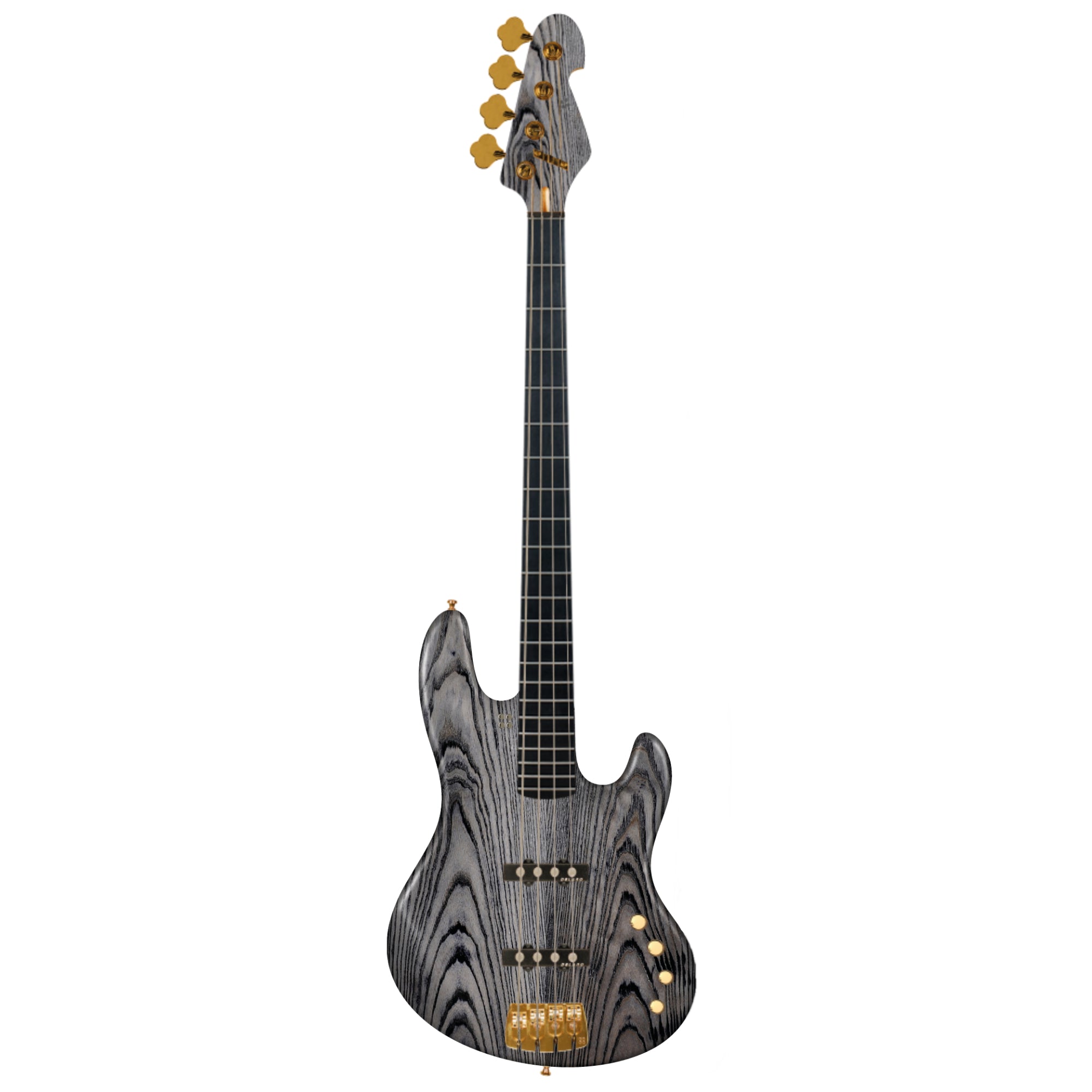 Sandberg California TT 4 String Electric Bass Guitar, Zebra Voodoo - Fair Deal Music
