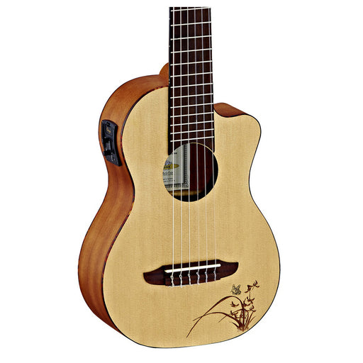 Ortega RGL5CE 6 String Electro Acoustic Cutaway Guitarlele, Natural - Fair Deal Music