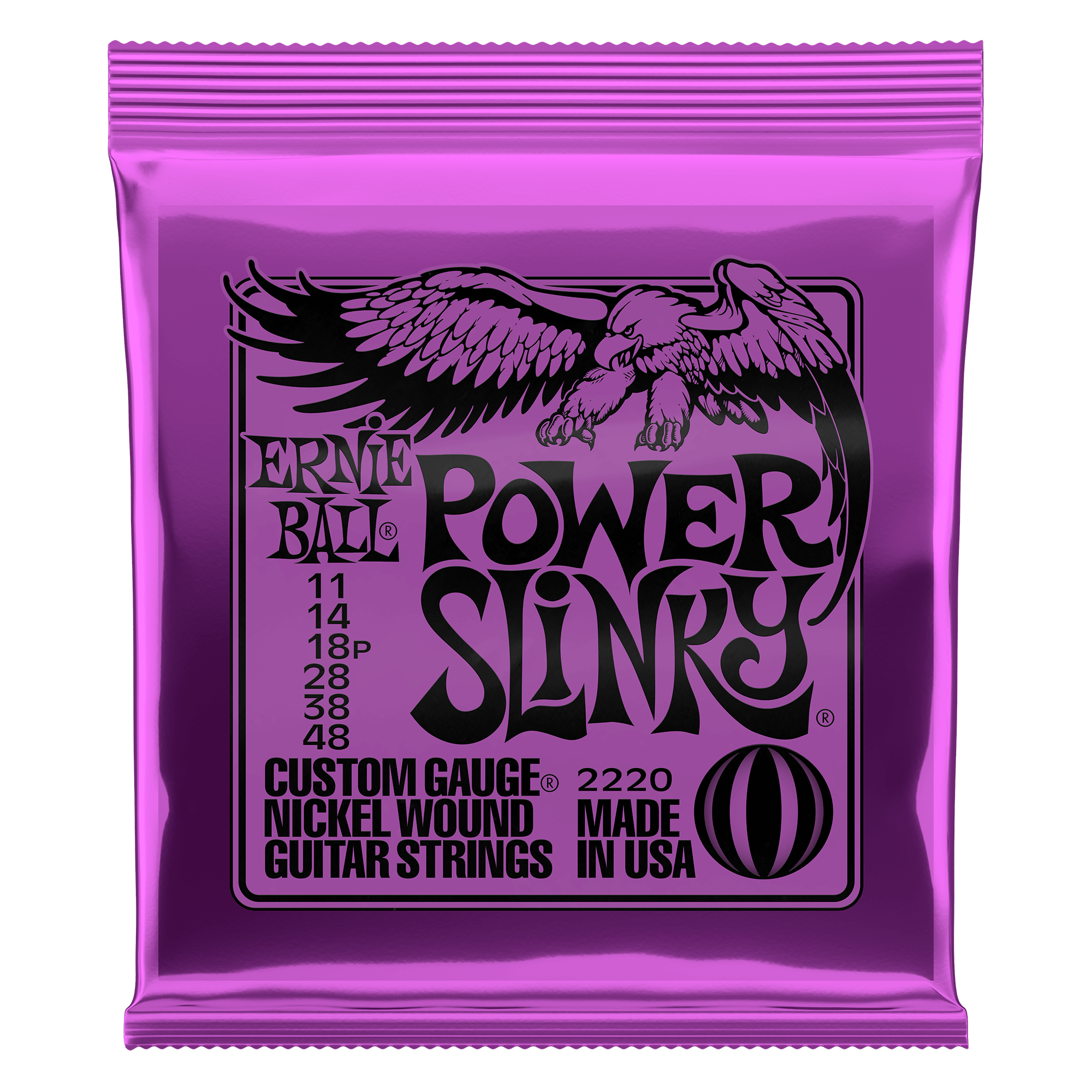 Ernie Ball 2220 Power Slinky Electric Guitar Strings 11-48 - Fair Deal Music