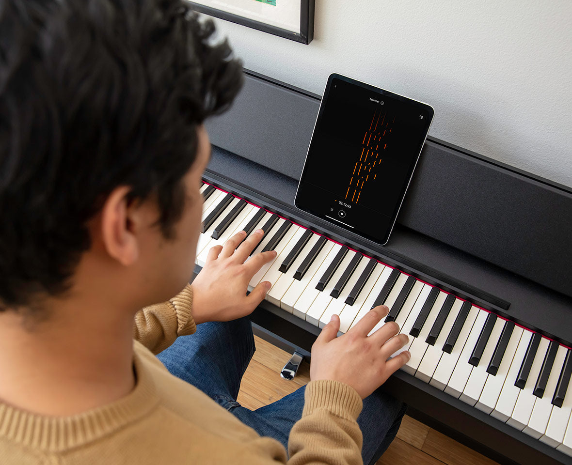Roland F107-BK Slim Digital Piano Black - Fair Deal Music