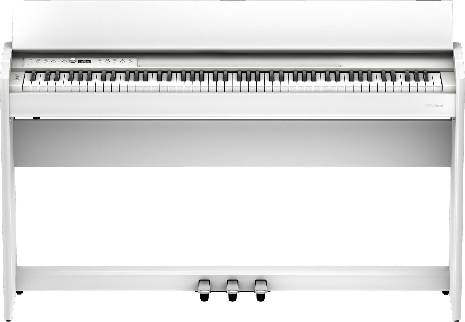 Roland F701-WH Compact Digital Piano White Satin Bundle - Fair Deal Music