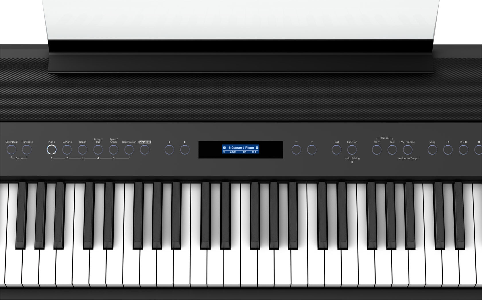 Roland FP-90X-BK Premium Piano in Black with Stand and Pedal Unit (Showroom Model) - Fair Deal Music