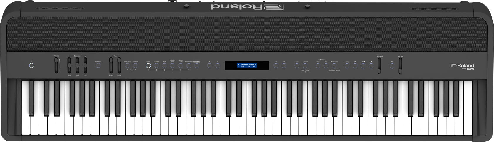 Roland FP-90X-BK Premium Portable Piano in Black - Fair Deal Music