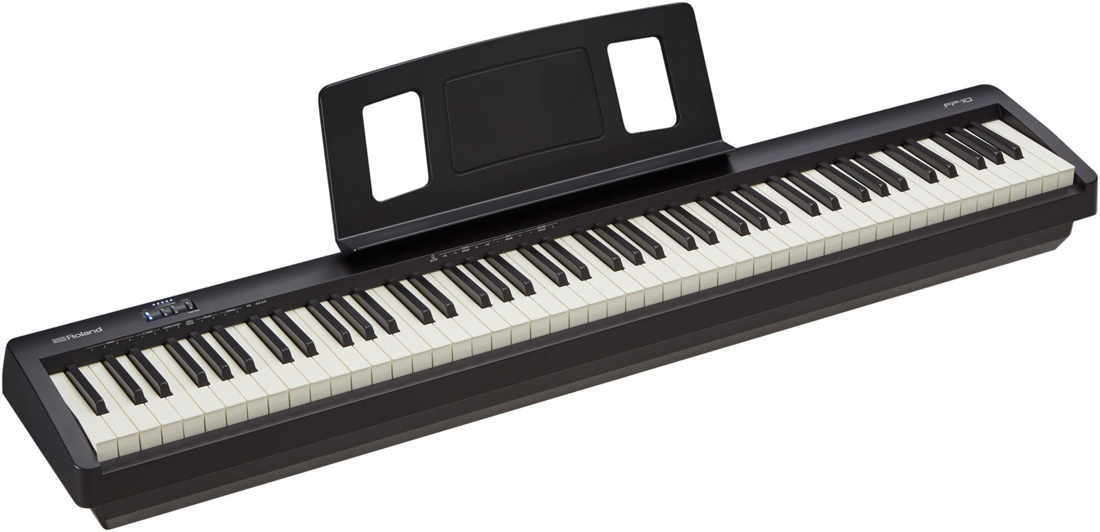 Roland FP-10-BK Portable Digital Piano With KSCFP10 Wooden Stand, Nearly New - Fair Deal Music