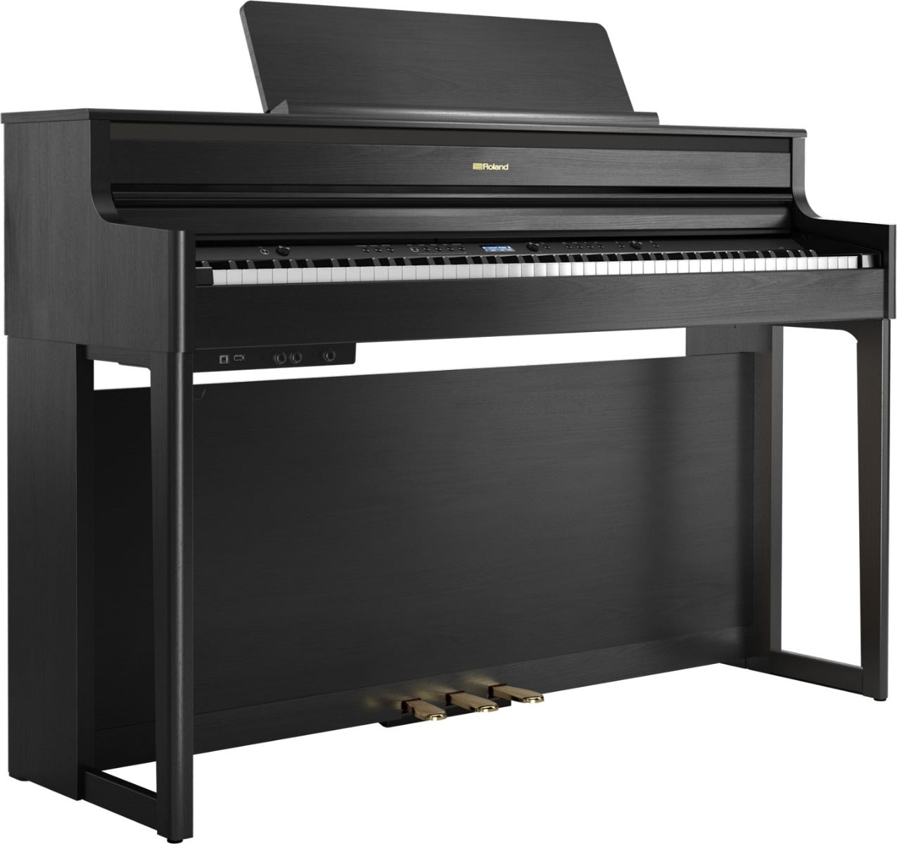 Roland HP704-CH Digital Upright Piano Charcoal Black Used - Free Local Delivery - Fair Deal Music