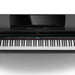Roland HP704-PE Digital Upright Piano Polished Ebony Bundle - Fair Deal Music