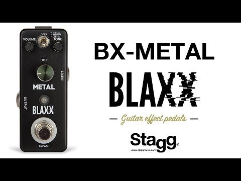 Load video: Blaxx by Stagg Guitar Effects Pedal Metal - Fair Deal Music