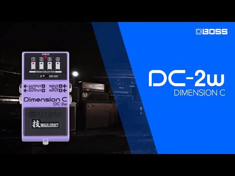 Load video: Boss Waza Craft DC-2W Dimension C Pedal - Fair Deal Music