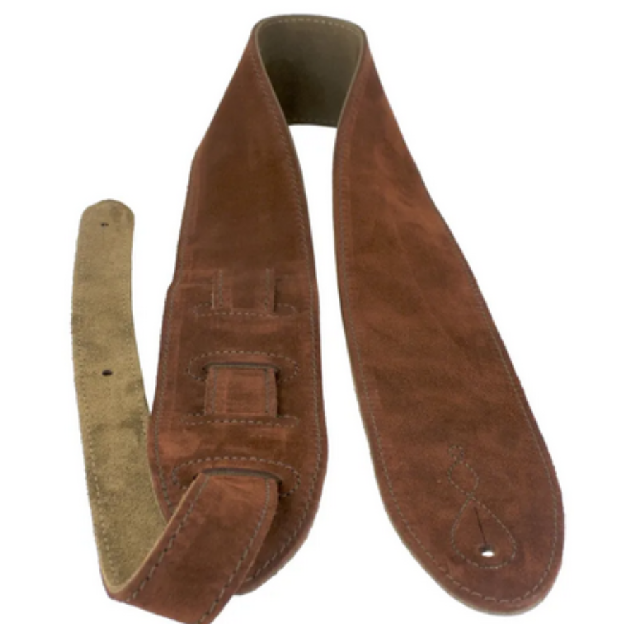 Leathergraft Comfy Guitar Strap, Rust - Fair Deal Music