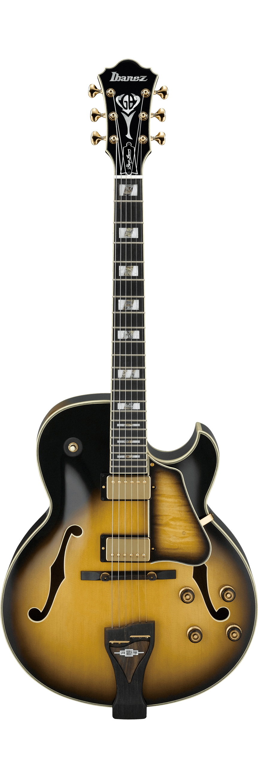 Ibanez LGB300 George Benson Signature, Vintage Yellow Sunburst, Electric Guitar - Fair Deal Music