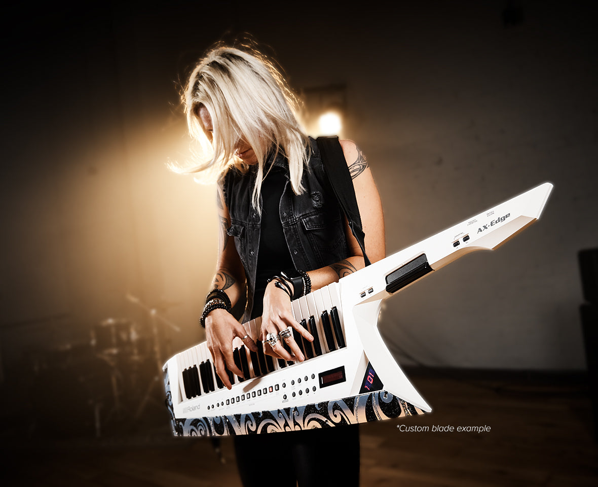 Roland AX-EDGE-W Keytar Shoulder Keyboard Controller - White - Fair Deal Music