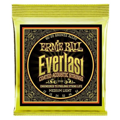 Ernie Ball 2556 Everlast Medium Light Coated 80/20 Bronze Acoustic - Fair Deal Music