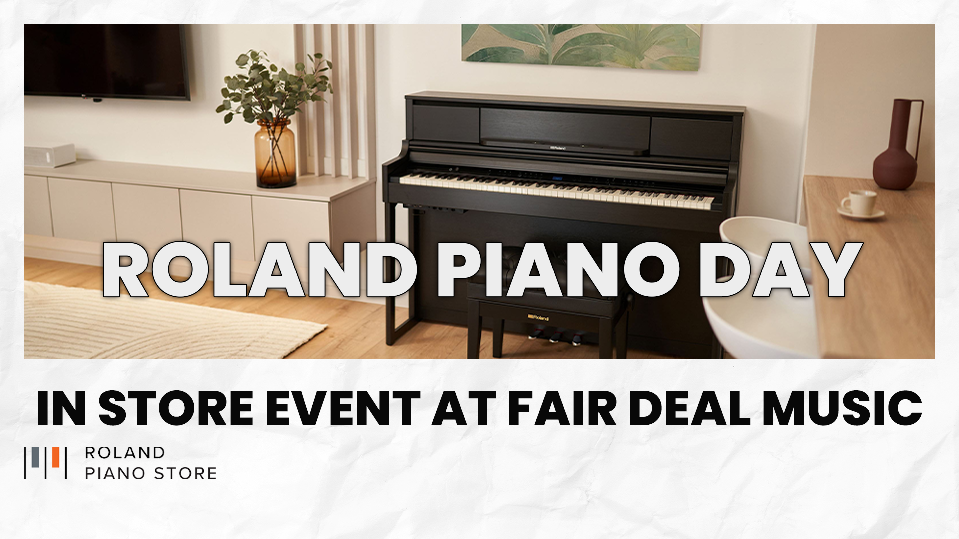 Roland Piano Day Sunday 16th March